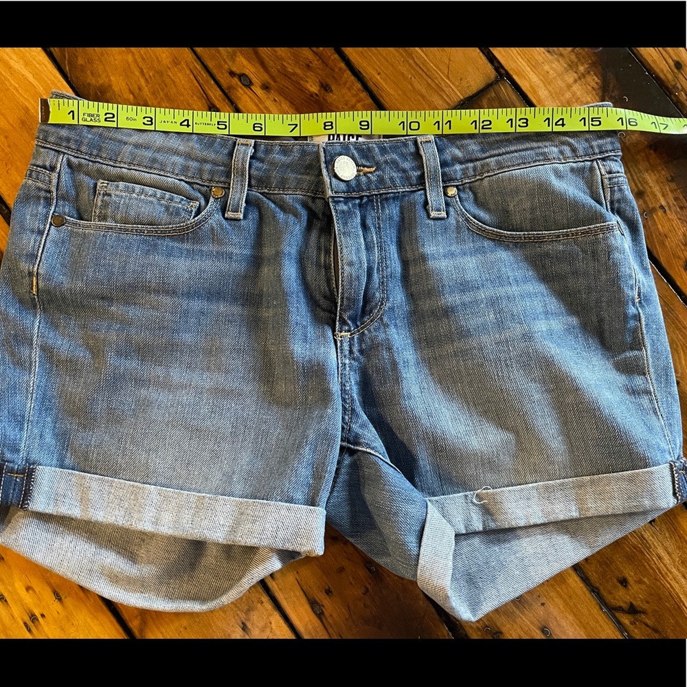 Paige Denim Light Blue Jean shorts waist 32